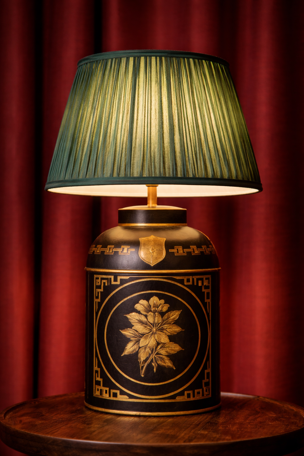 Asia Floral Table Lamp