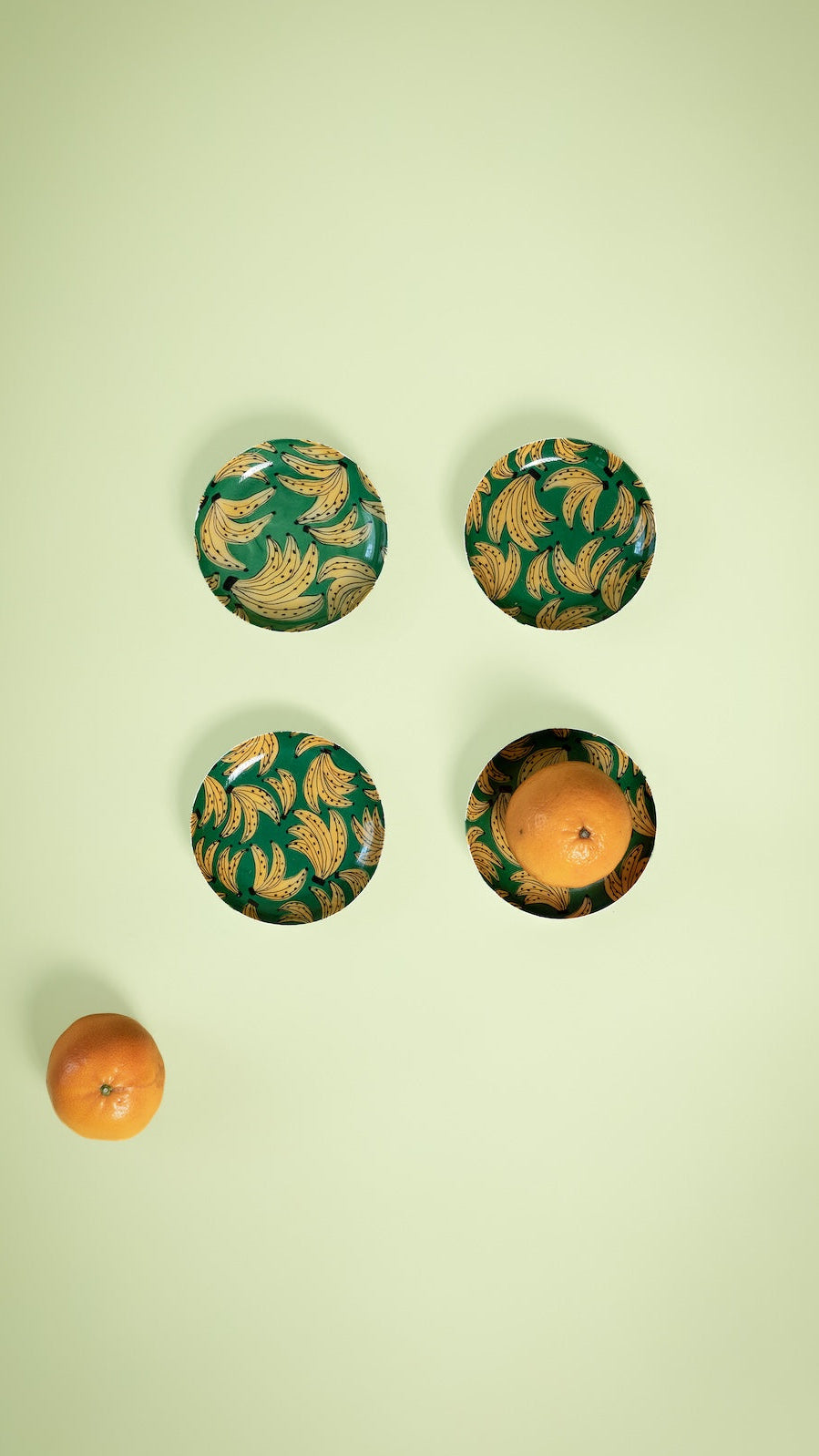 Banana Mini Plate - Set of 4