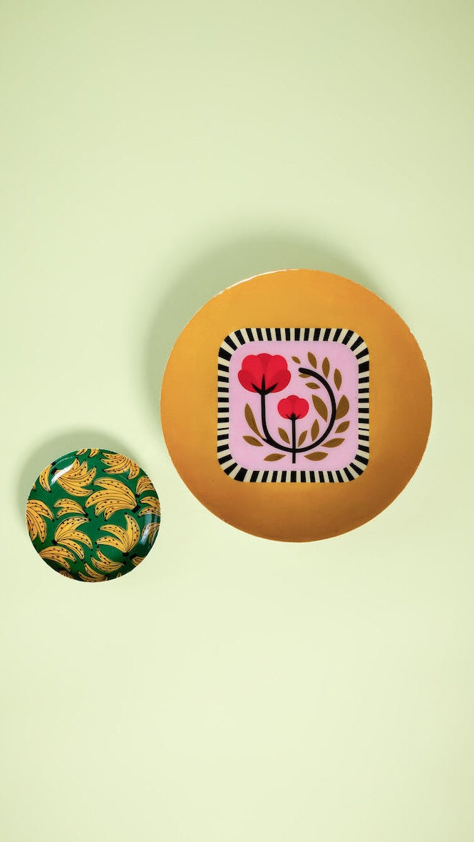 Banana Mini Plate - Set of 4