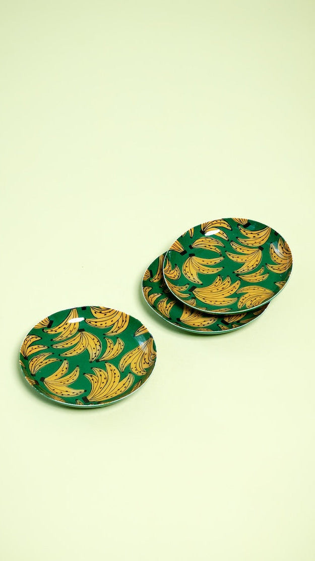 Banana Mini Plate - Set of 4