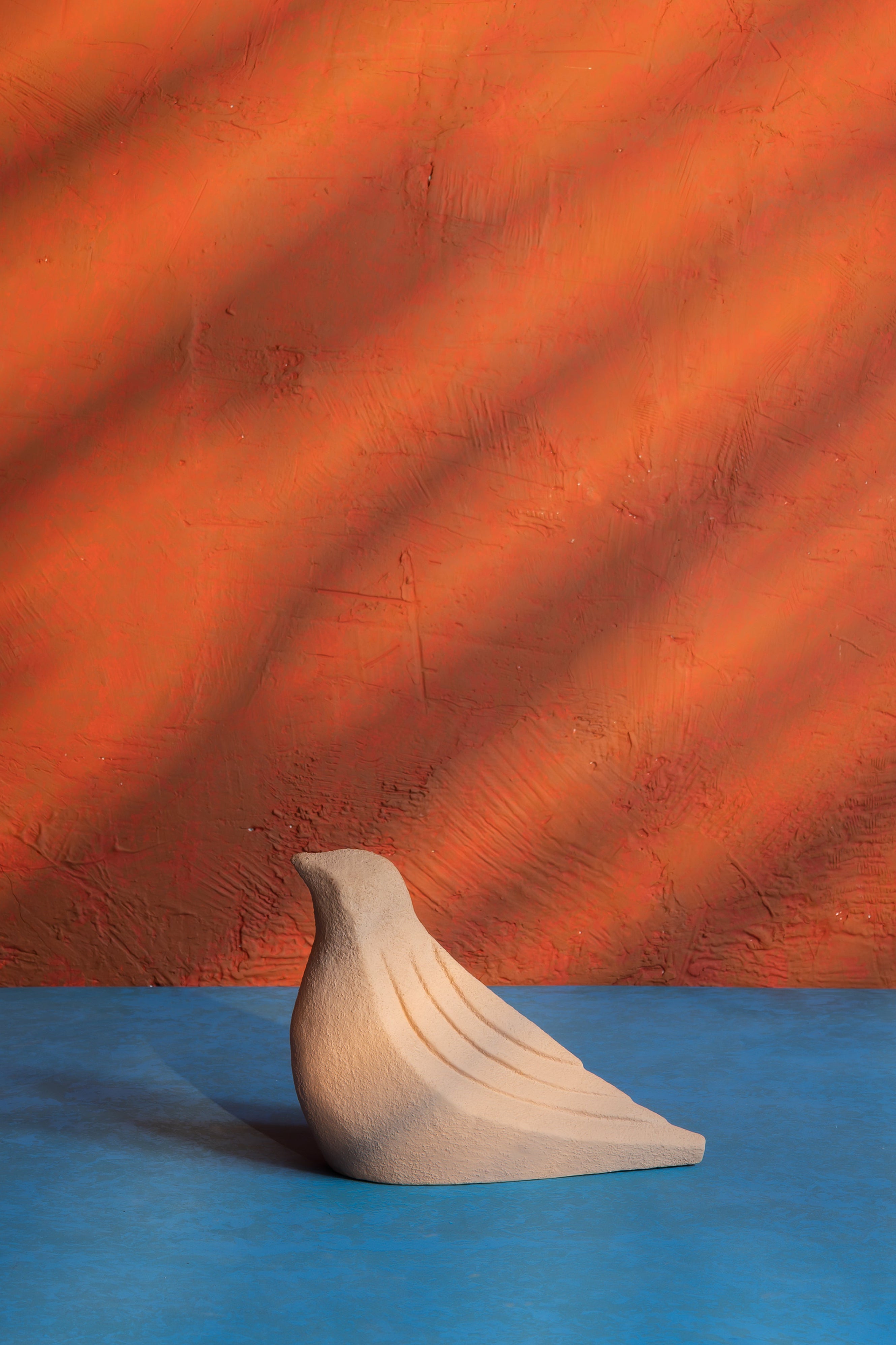 Ceramic Bird Sculpture (Terracota)