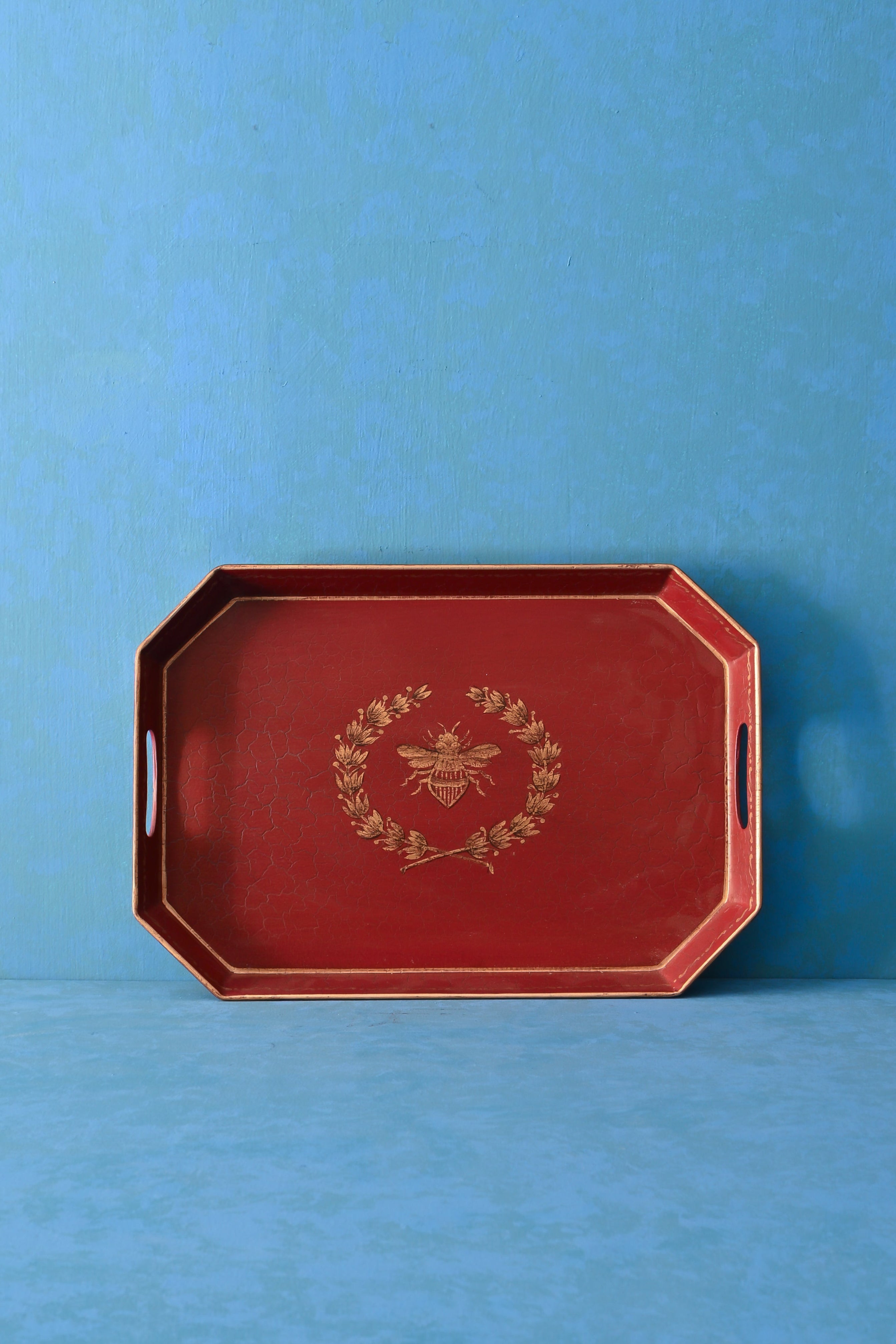 Honey Bee Serving Tray (Red)