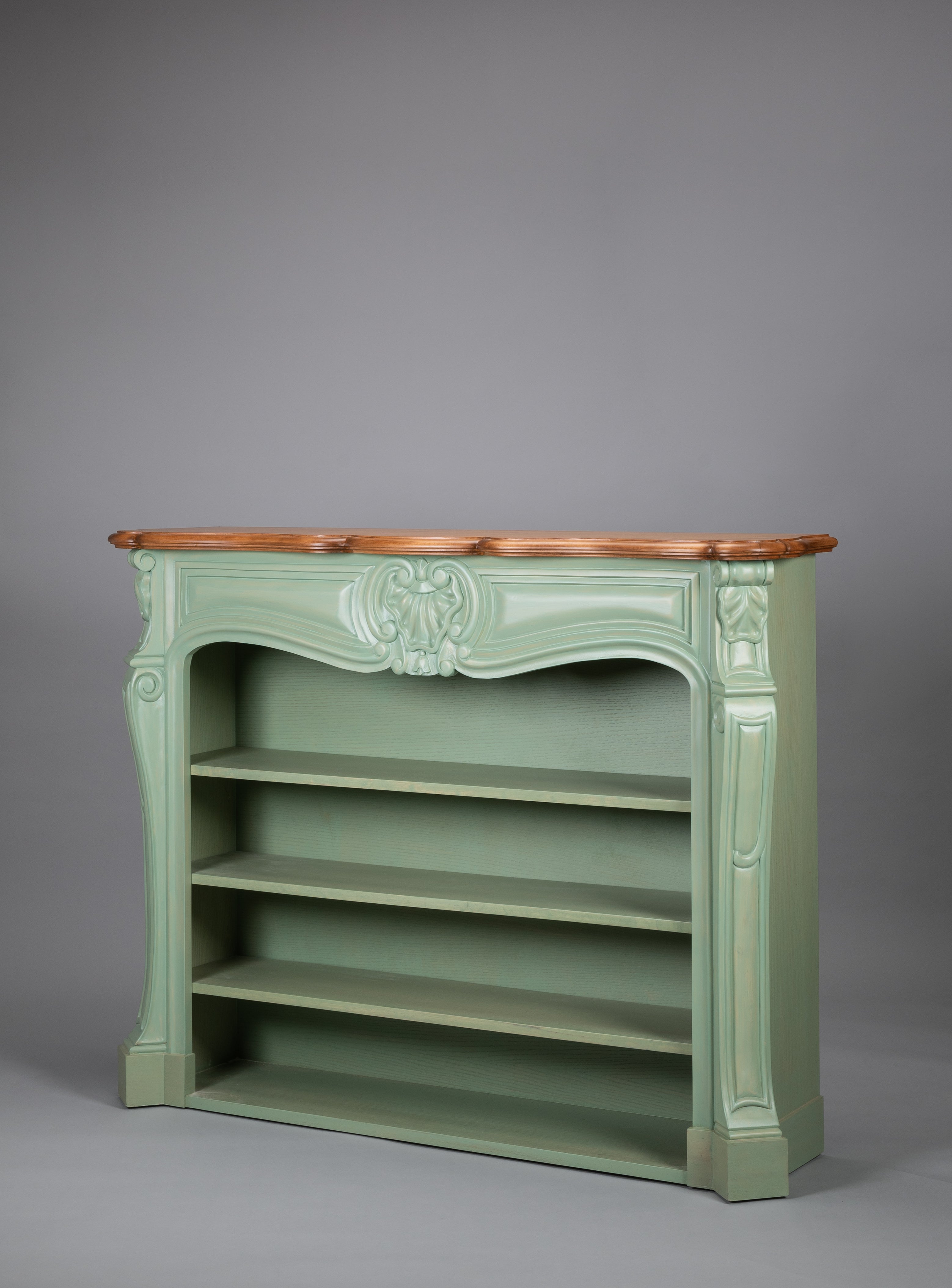 Loralai Fireplace Bookshelf