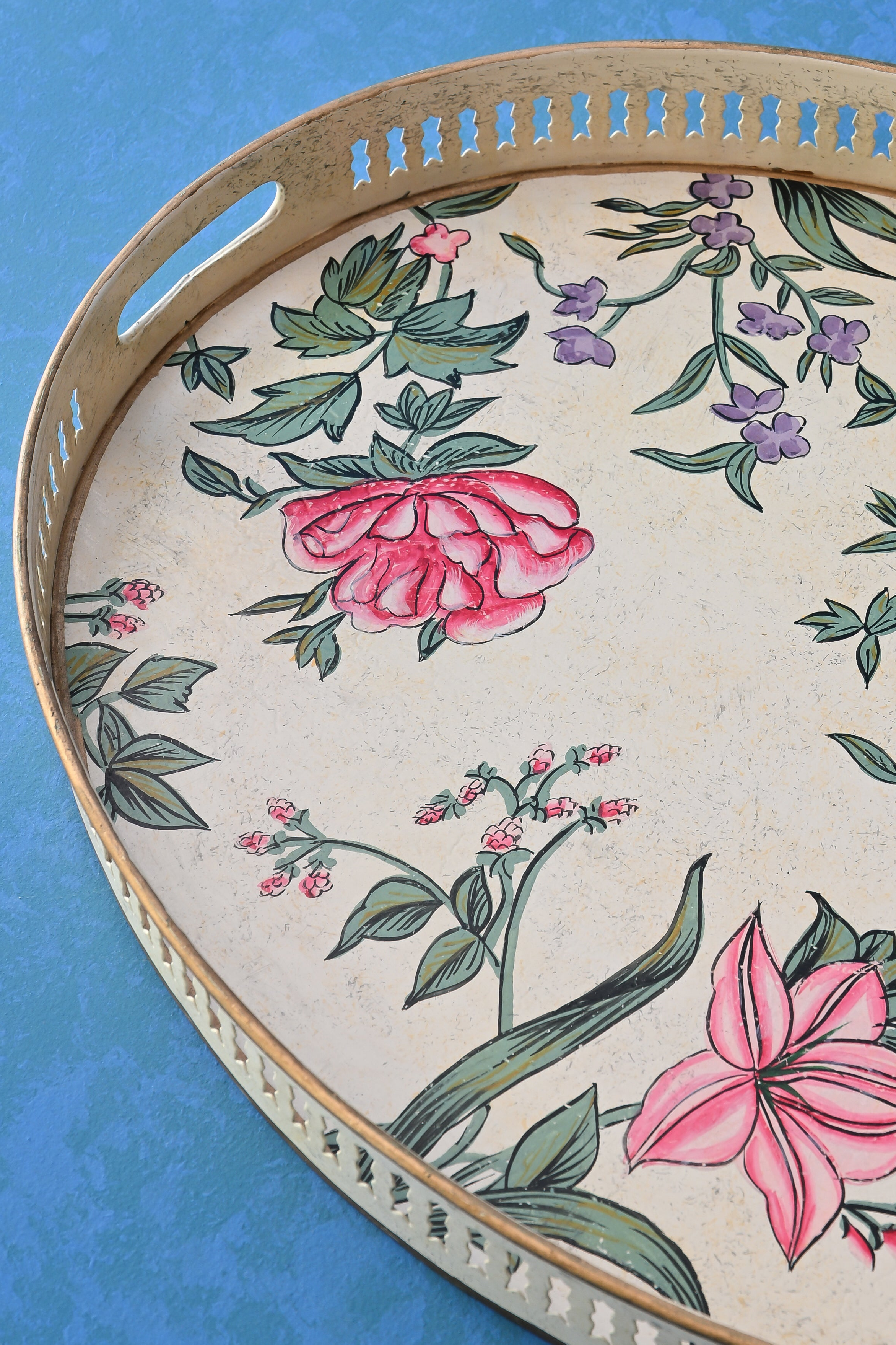 Pastel Bloom Serving Tray