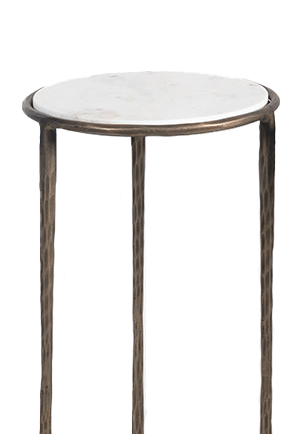 Rose Side Table (White)