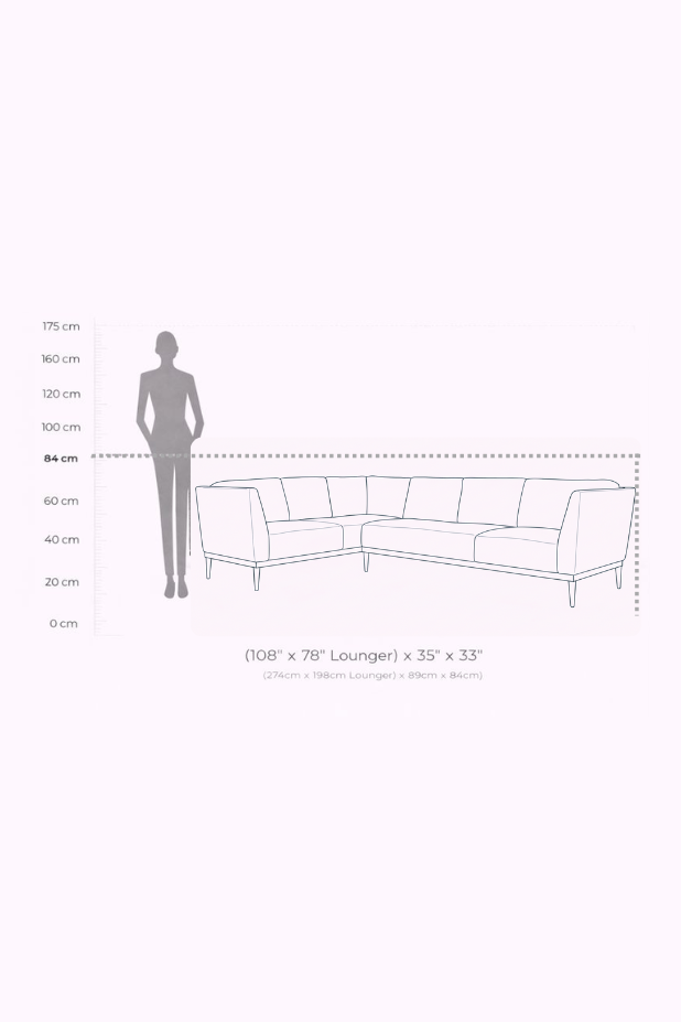 Louie L Shape Sofa
