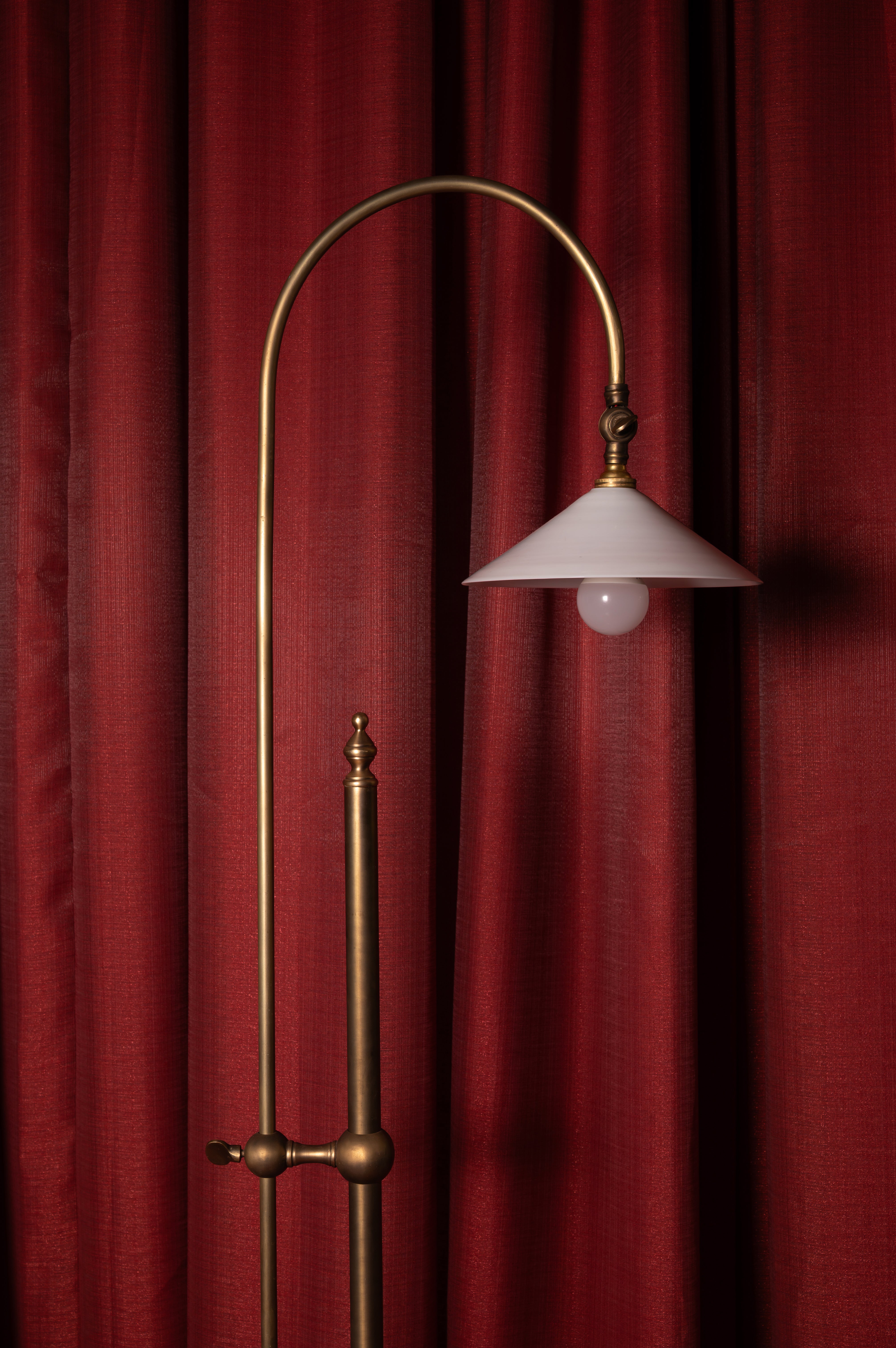 Brass Vintage Floor Lamp