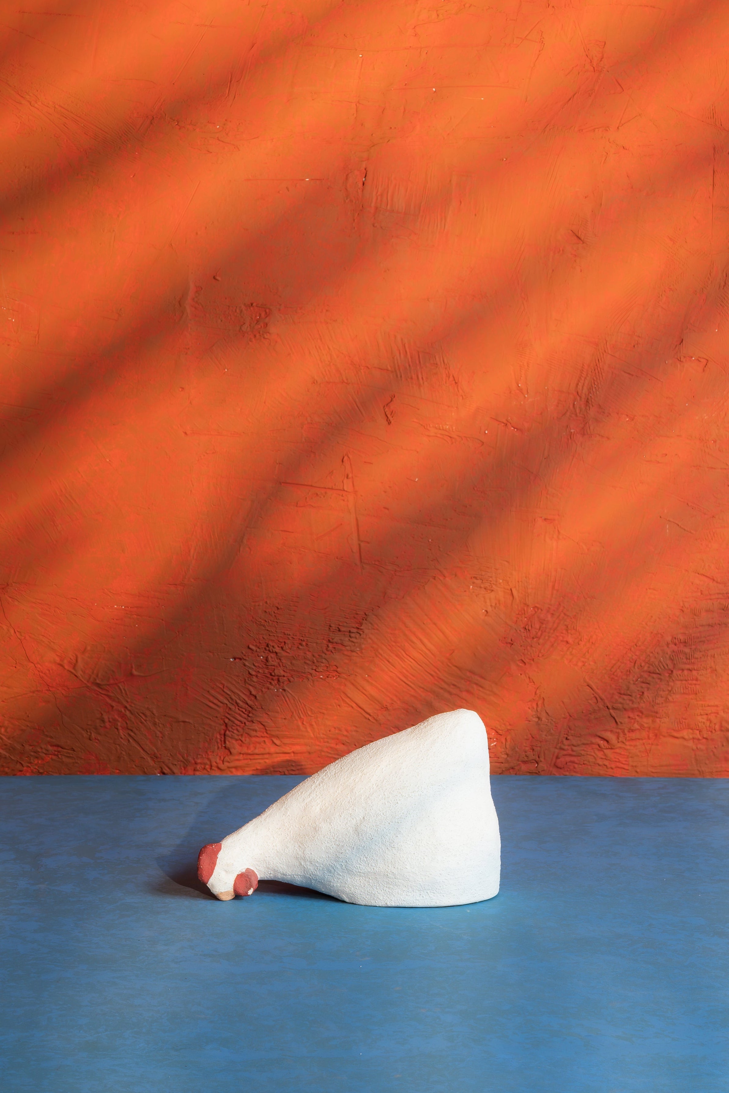 Ceramic Hen Sculpture