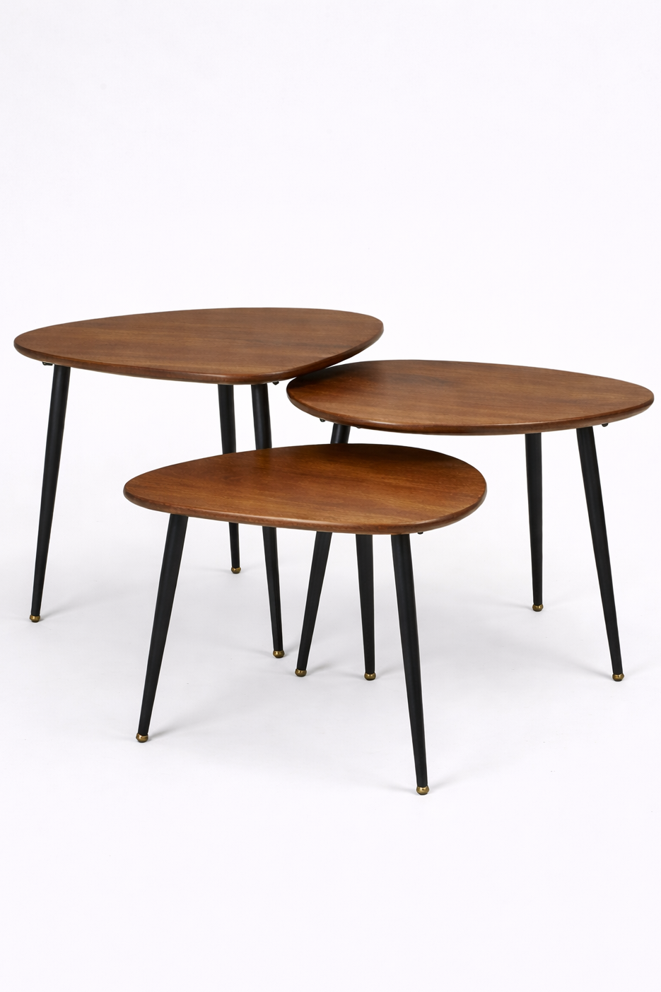 Pebble Nesting Coffee Table, Set of 3