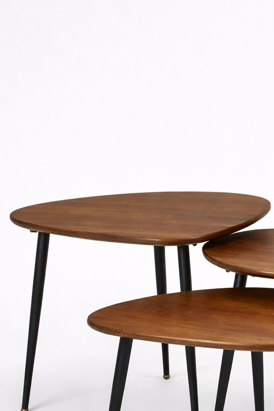 Pebble Nesting Coffee Table, Set of 3