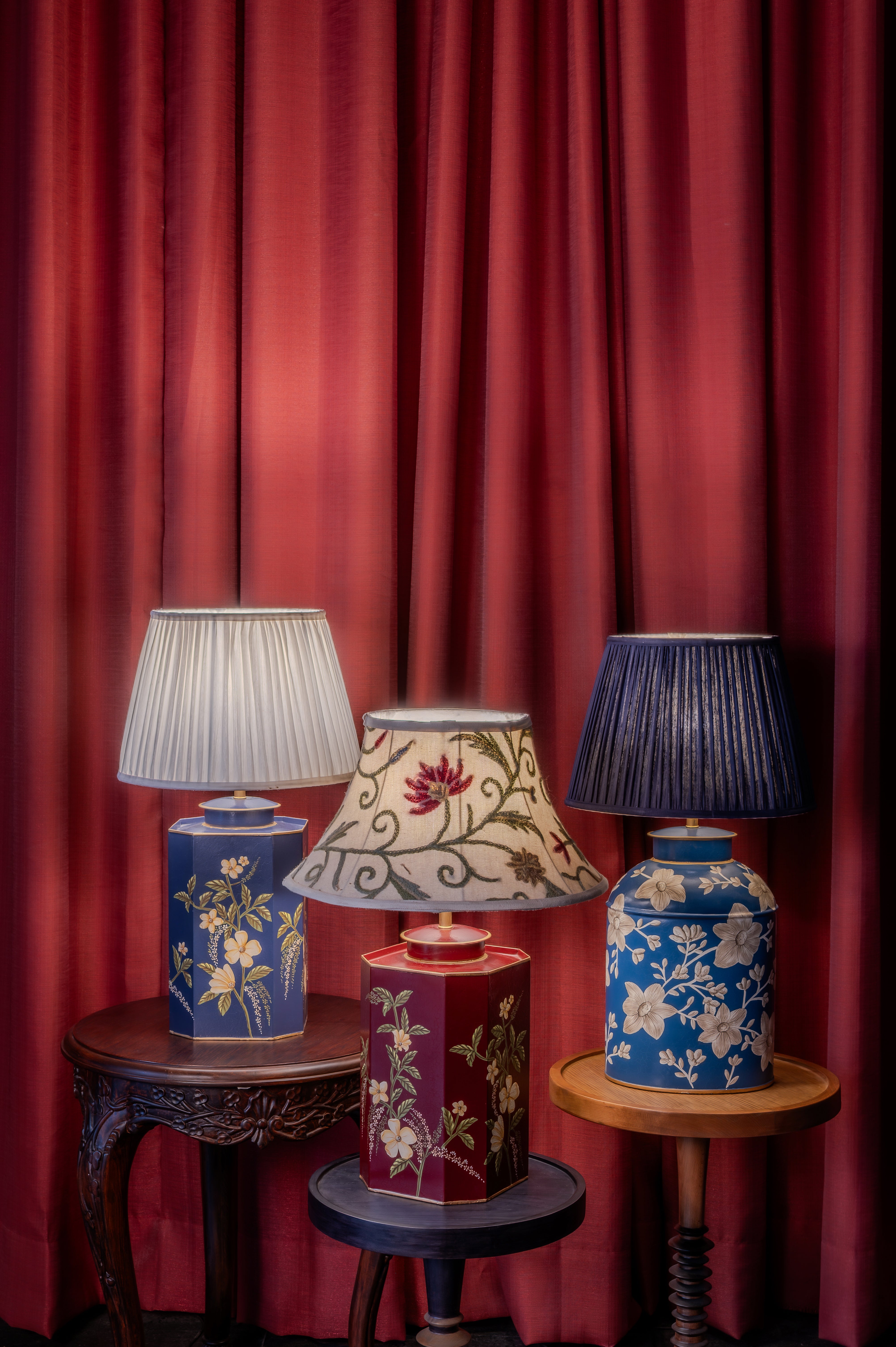 Blue Bloom Table Lamp