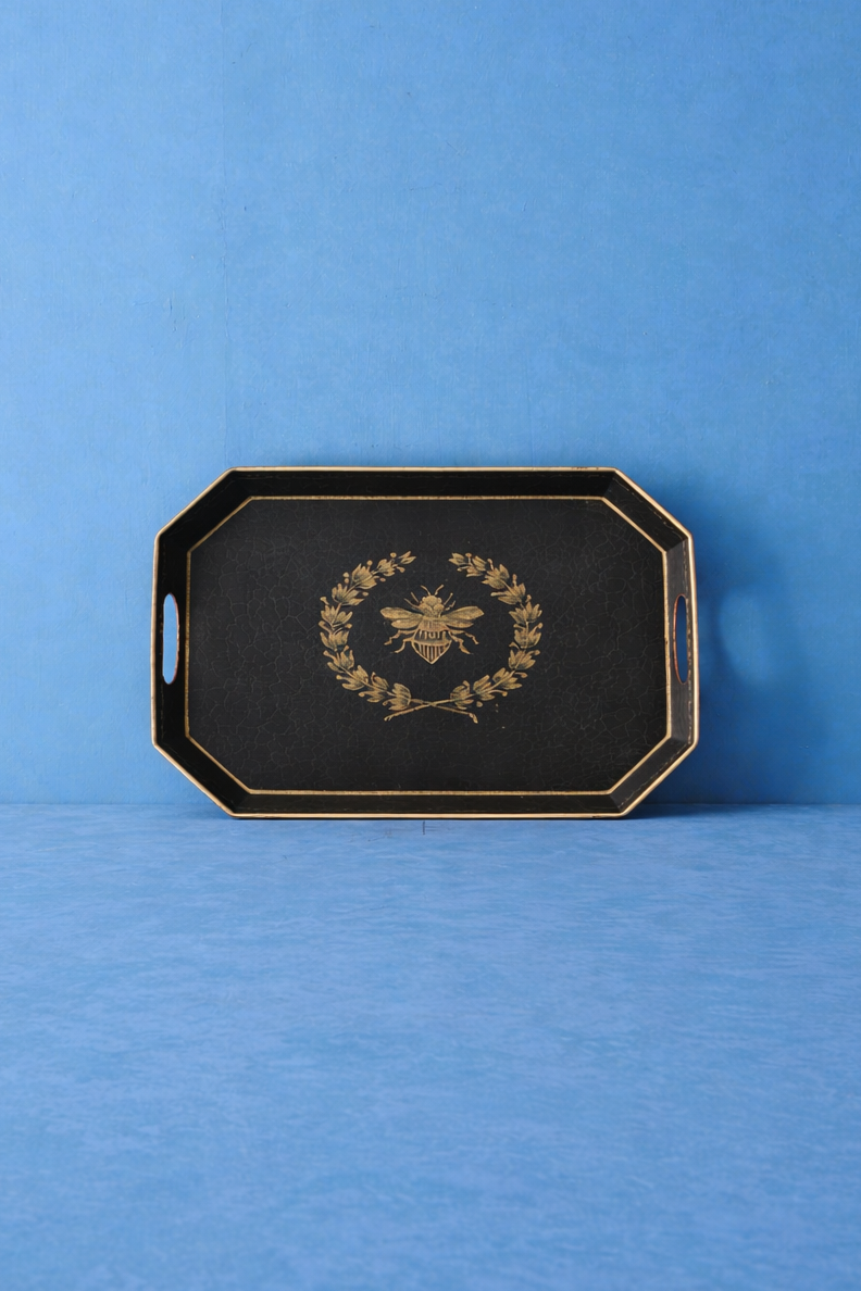 Honey Bee Serving Tray (Black)