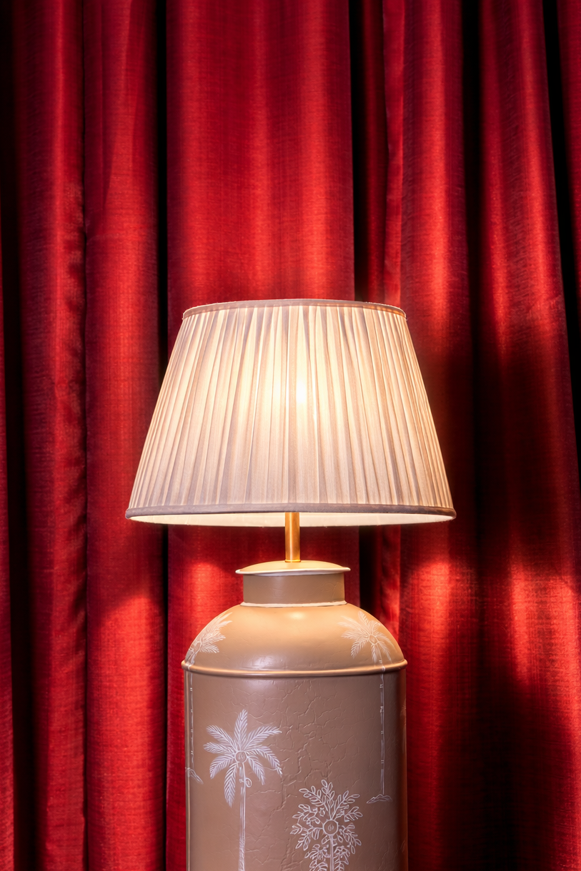 Palm Spring Table Lamp (Beige)