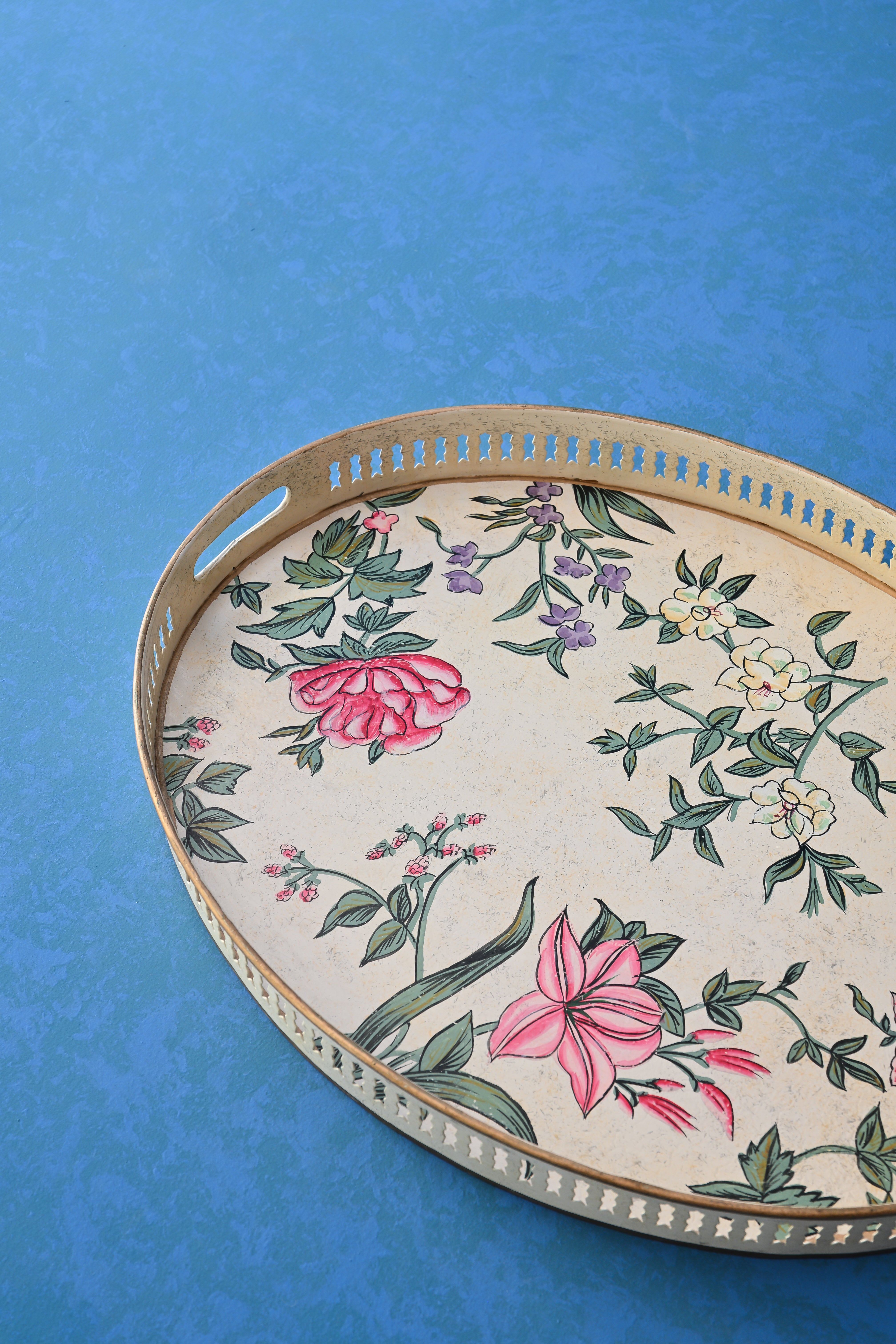 Pastel Bloom Serving Tray