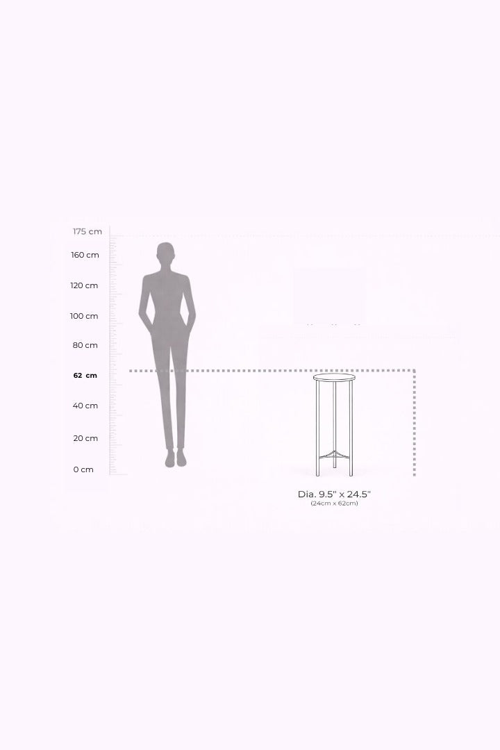 Rose Side Table (Black)