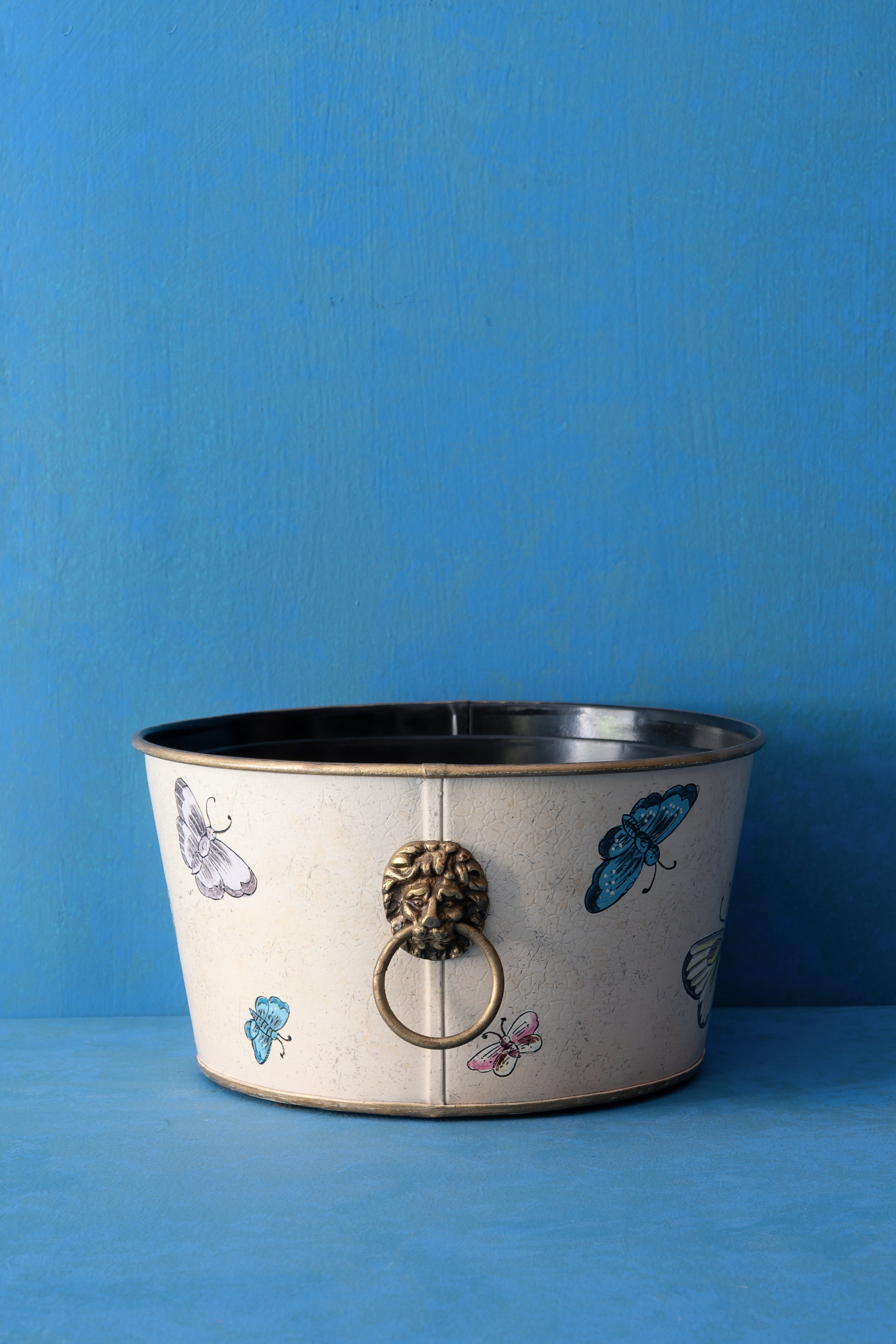 White Butterfly Planter