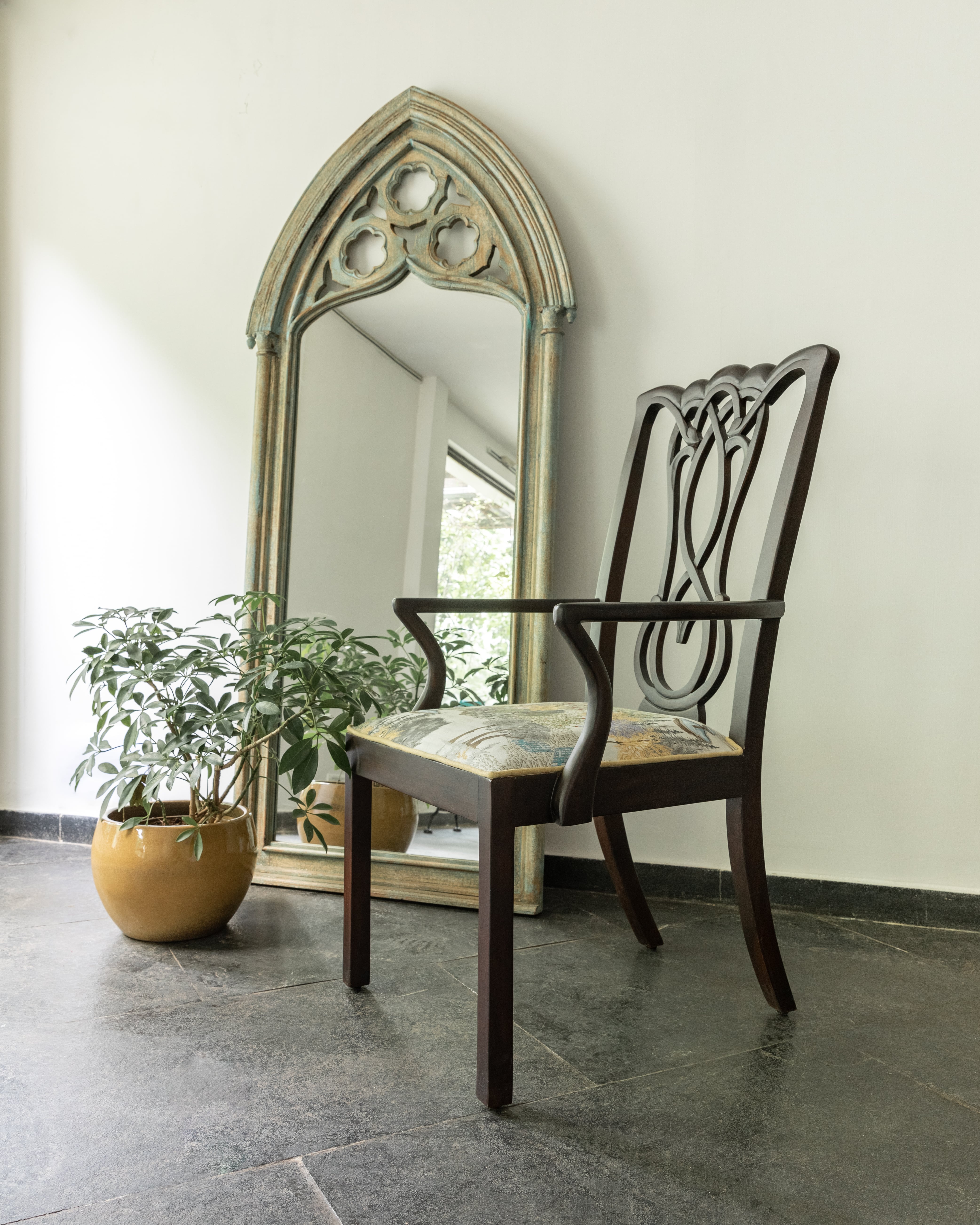 Arched Full Length Mirror Magnolia