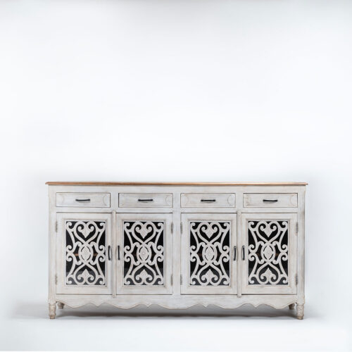 Corfu Wooden Crockery Cabinet & Sideboard
